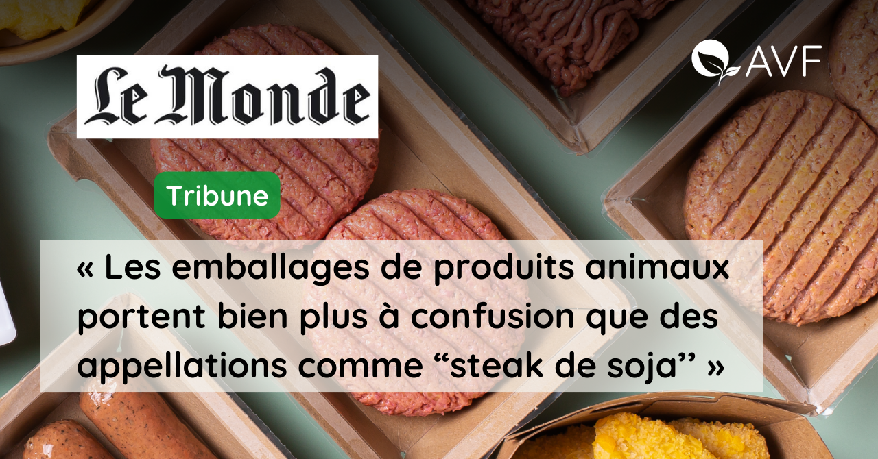 Affiche de l'AVF mettant en avant la tribune publiée dans Le Monde.